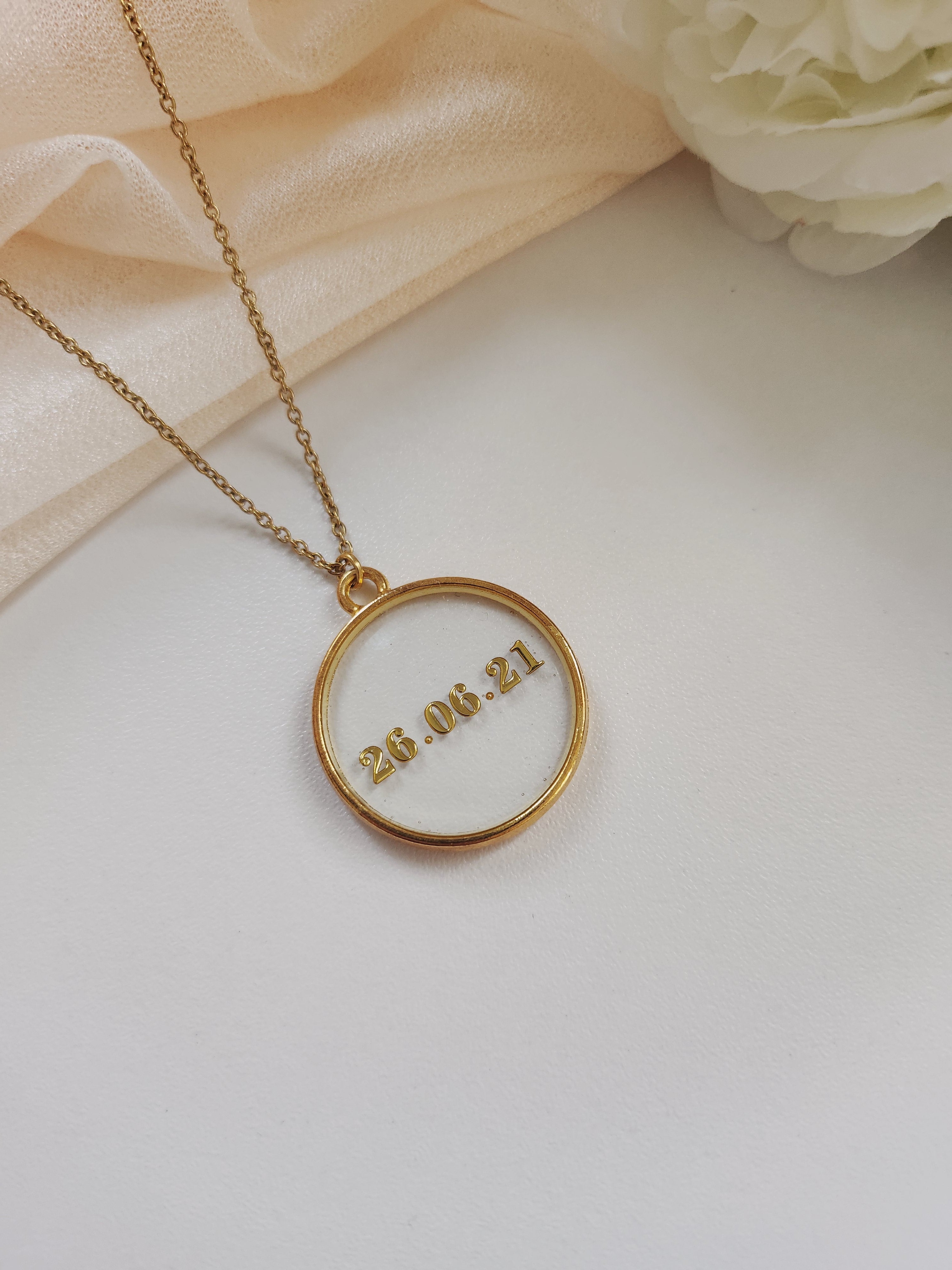 Collier date (à personnalisé)