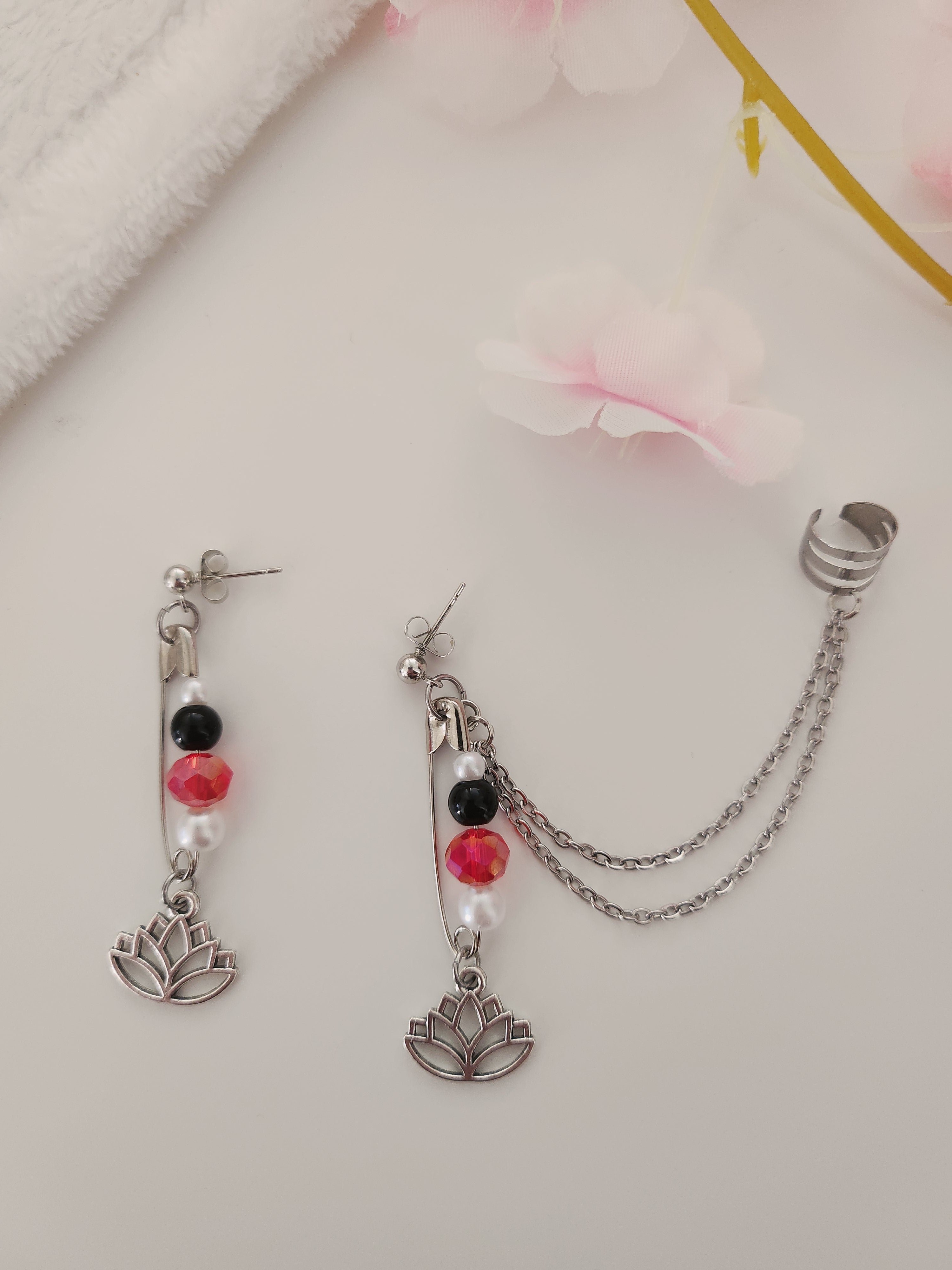 Boucle d'oreille & faux hélix "Nana"