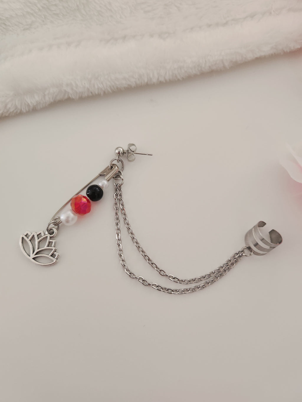 Boucle d'oreille & faux hélix "Nana"