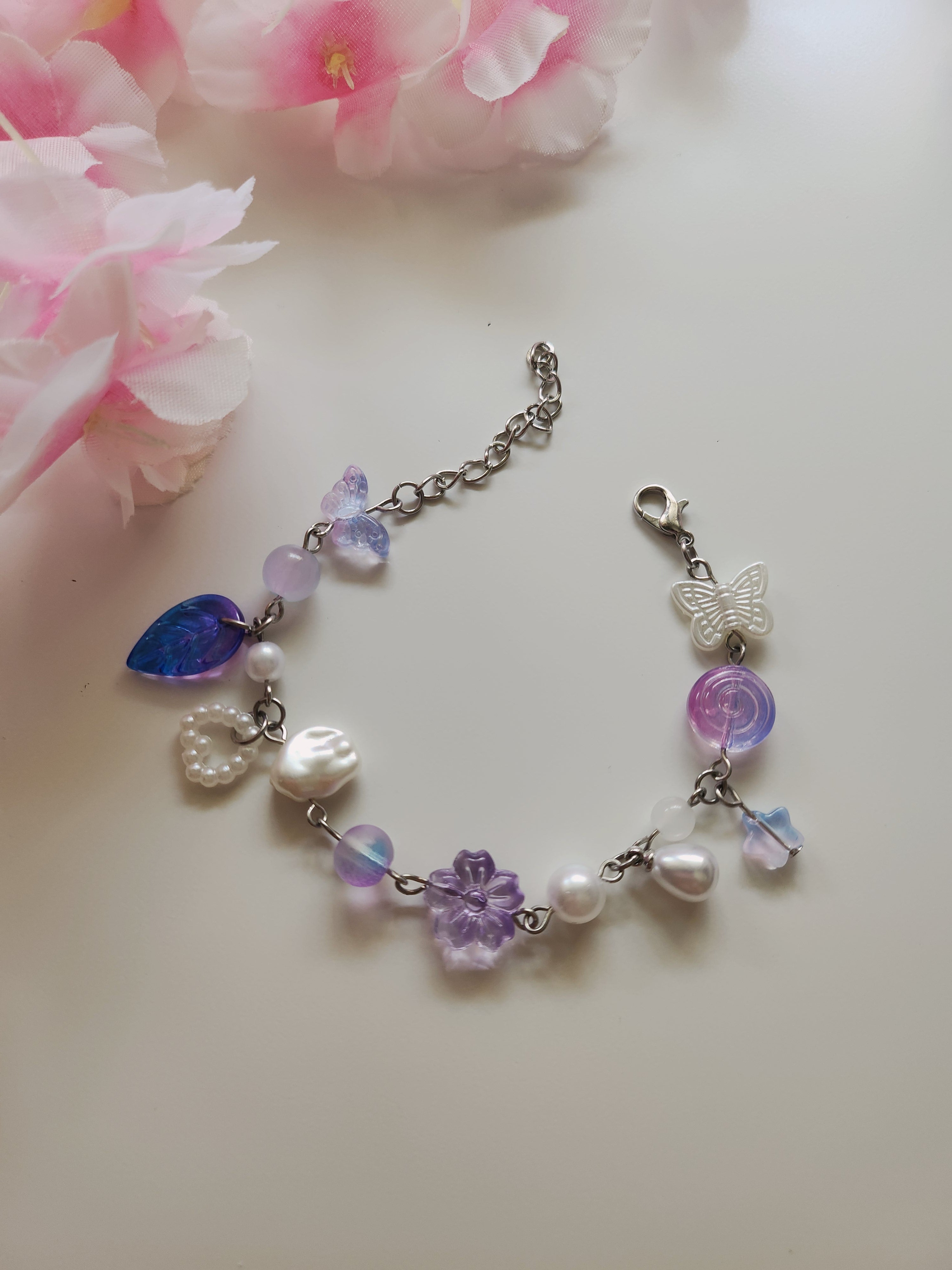 Bracelet féerique - Violet