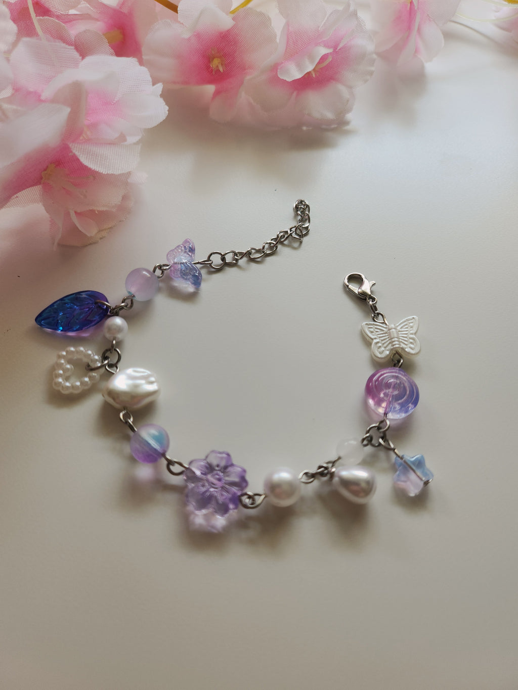 Bracelet féerique - Violet