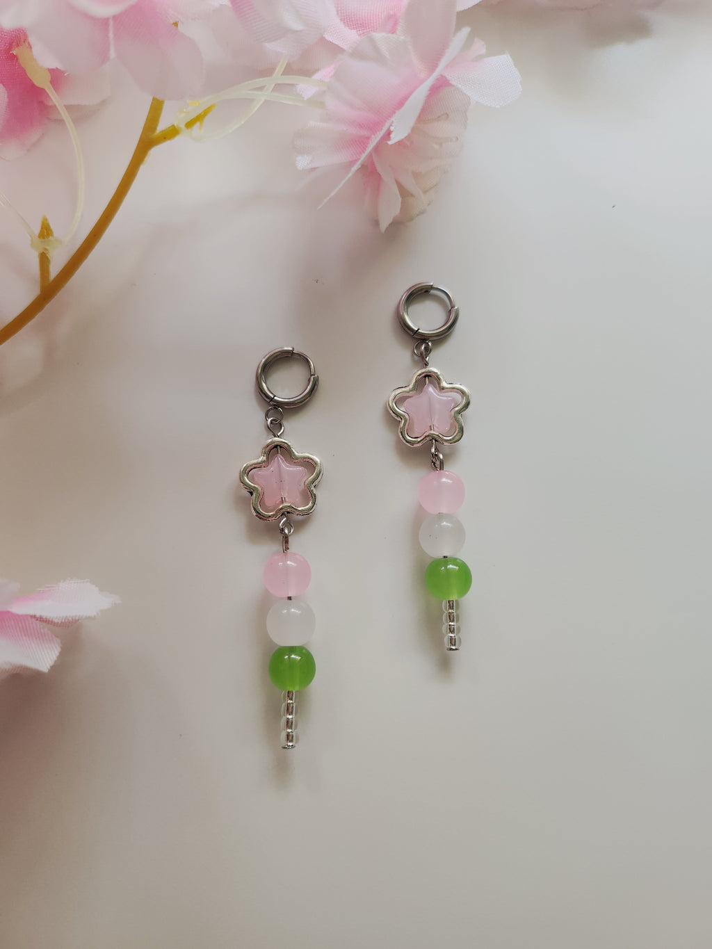 Boucle d'oreille dango - Sakura