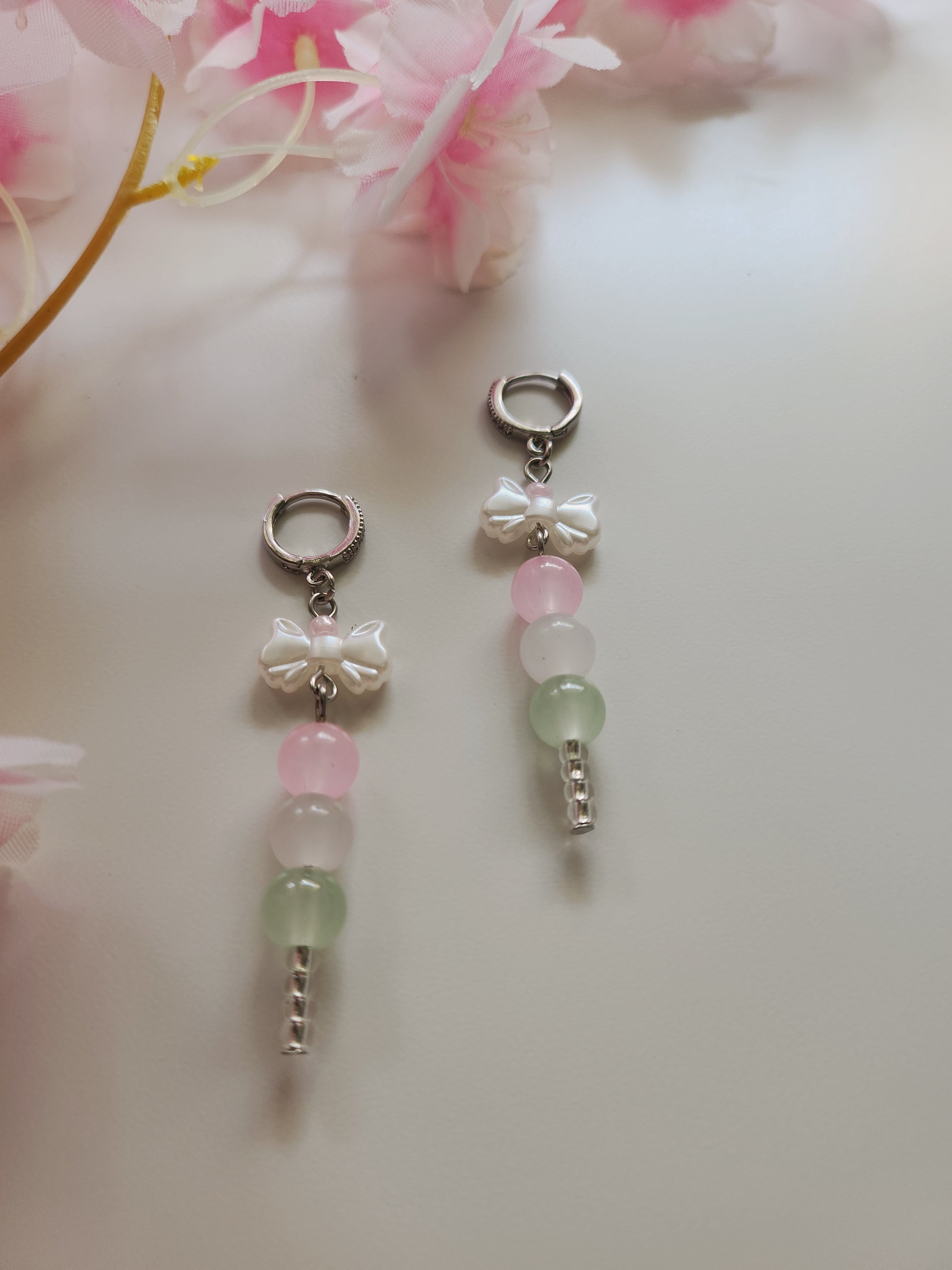 Boucle d'oreille dango - Noeud