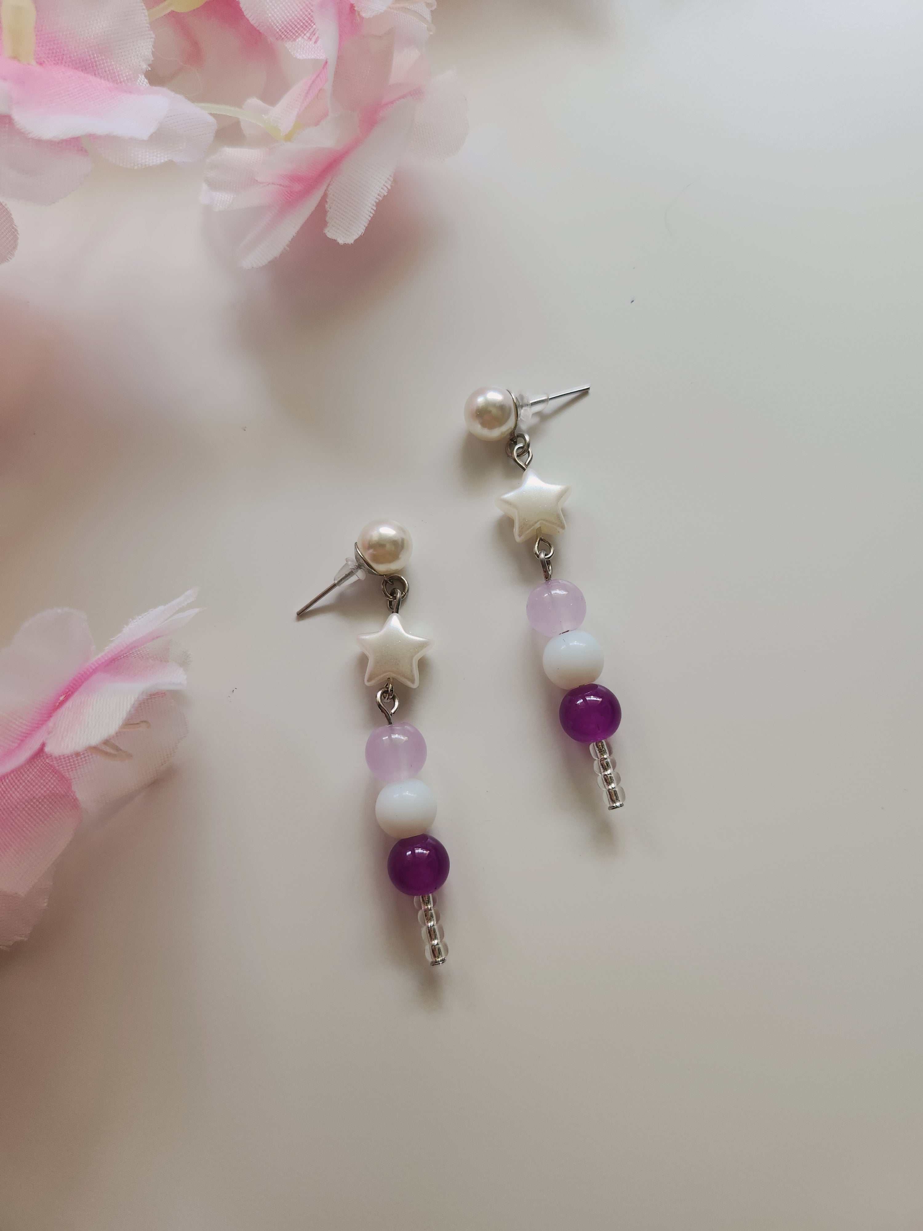 Boucle d'oreille dango - Etoile