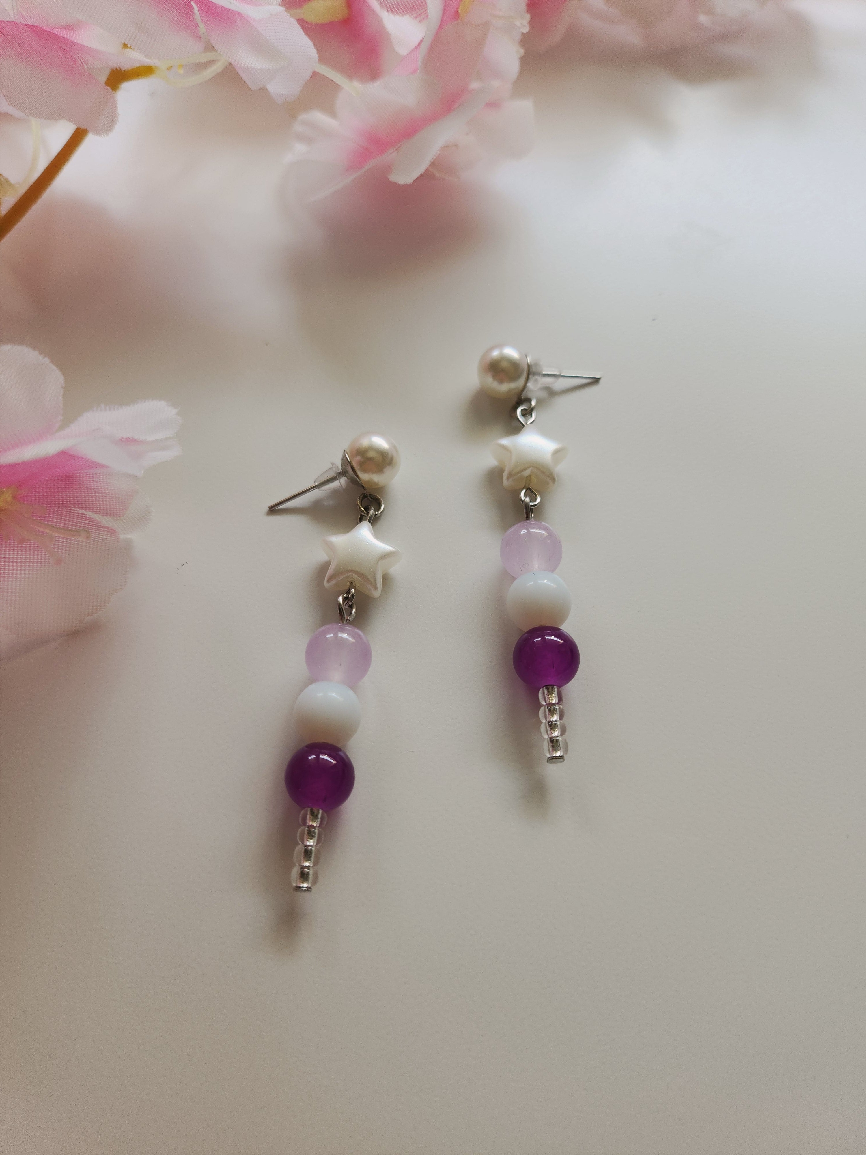 Boucle d'oreille dango - Etoile