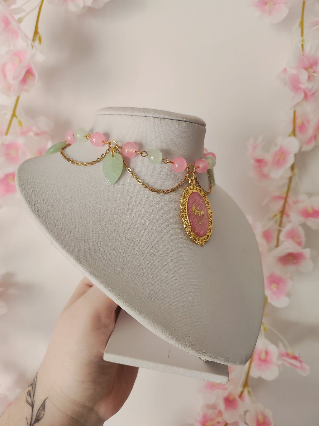 Collier dragon "Flora"